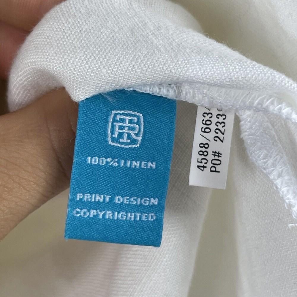 Tori Richard Honolulu White‎ Linen Shirt - Picture 7 of 13